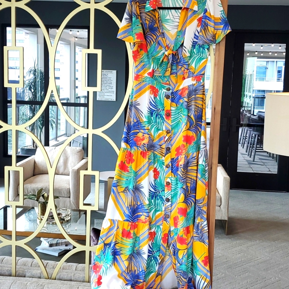 FashionNova floral dress